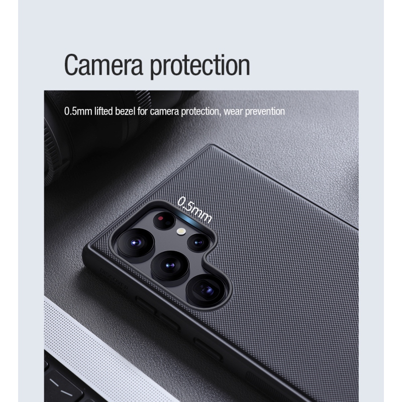 Nillkin Super Frosted PRO mágneses hátlap a Samsung Galaxy S23 Ultra Black számára