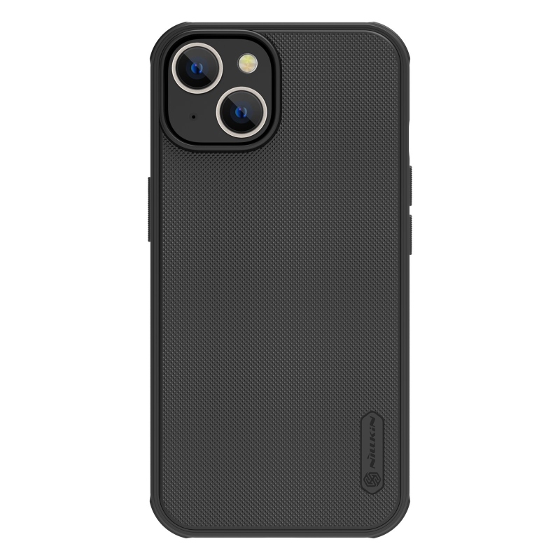 Nillkin Super Frosted PRO hátlap Apple iPhone 13/14 fekete (logó kivágás nélkül)