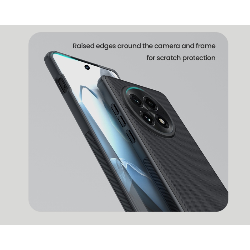 Nillkin Super Frosted PRO hátlap a OnePlus 13-hoz Fekete