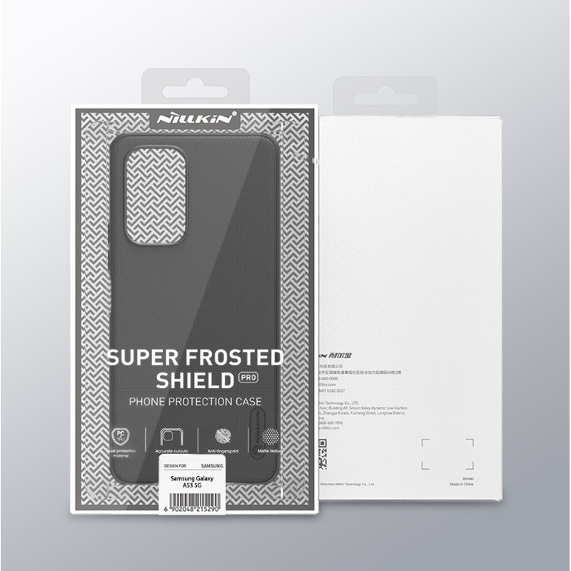 Nillkin Super Frosted PRO hátlap a Samsung Galaxy A53 5G számára Fekete
