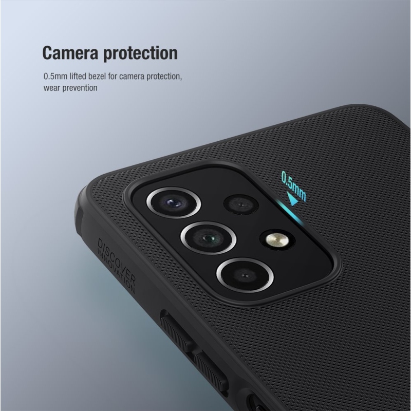 Nillkin Super Frosted PRO hátlap a Samsung Galaxy A53 5G számára Fekete
