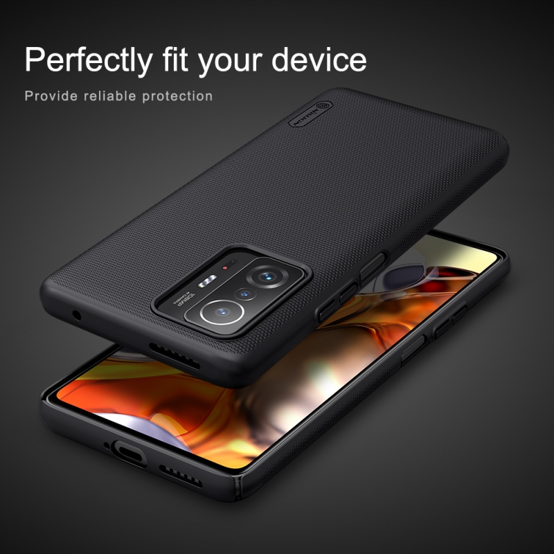 Nillkin Super Frosted Back Cover for Xiaomi 11T/11T Pro Fekete