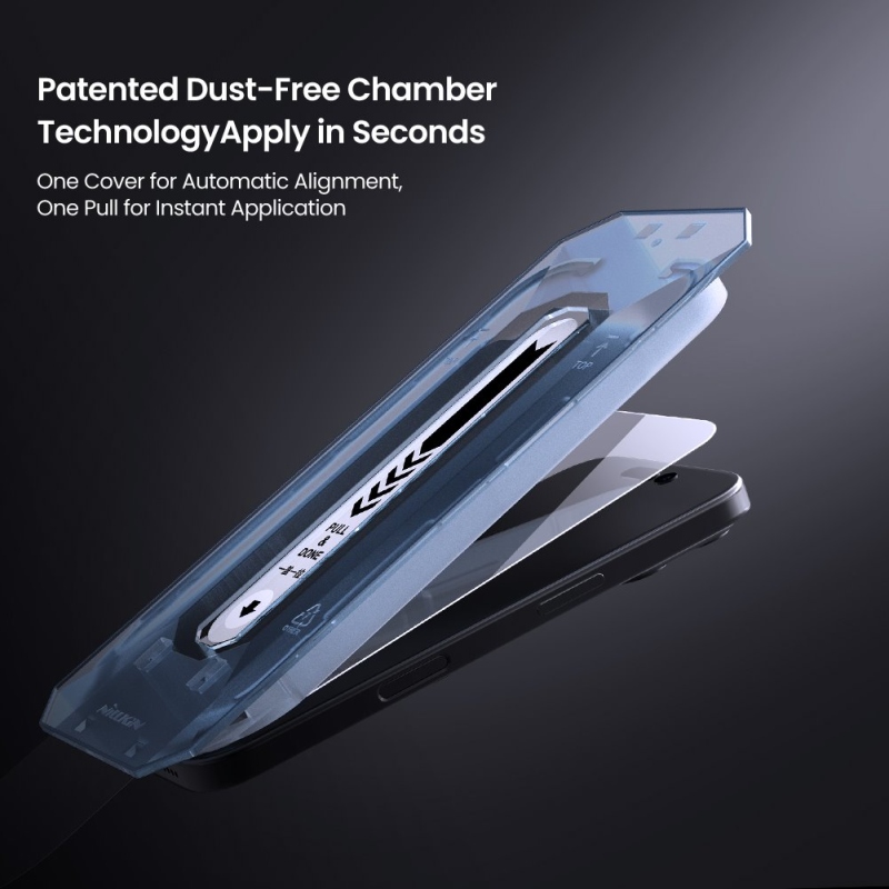Nillkin Edzett üveg 0.2mm H+ PRO 2.5D Apple iPhone 16 készülékhez (applikátorral)