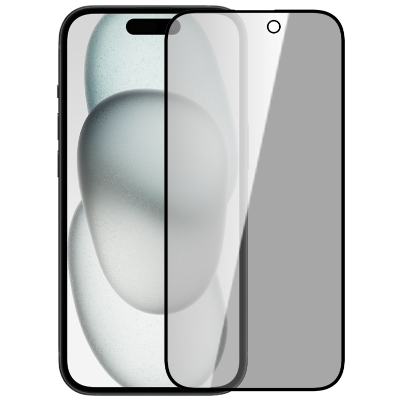 Nillkin edzett üveg 0.33mm Guardian 2.5D az Apple iPhone 15-hez Fekete