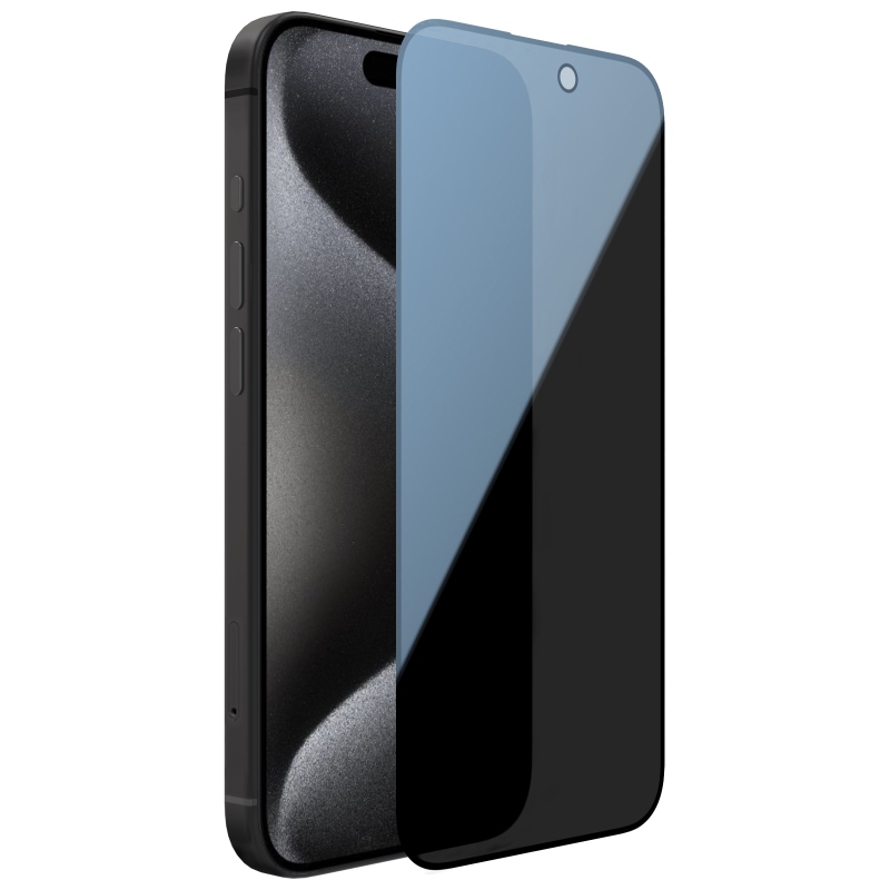 Nillkin edzett üveg 0.33mm Guardian 2.5D az Apple iPhone 15 Pro készülékhez Fekete