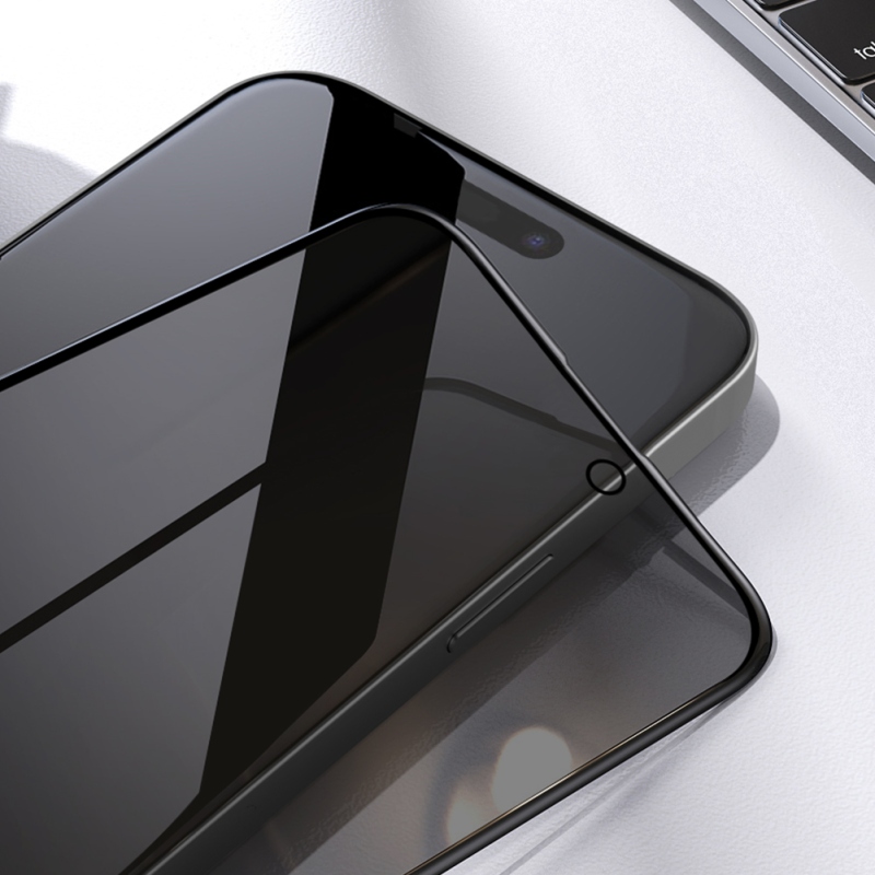 Nillkin edzett üveg 0.33mm Guardian 2.5D az Apple iPhone 15 Pro készülékhez Fekete