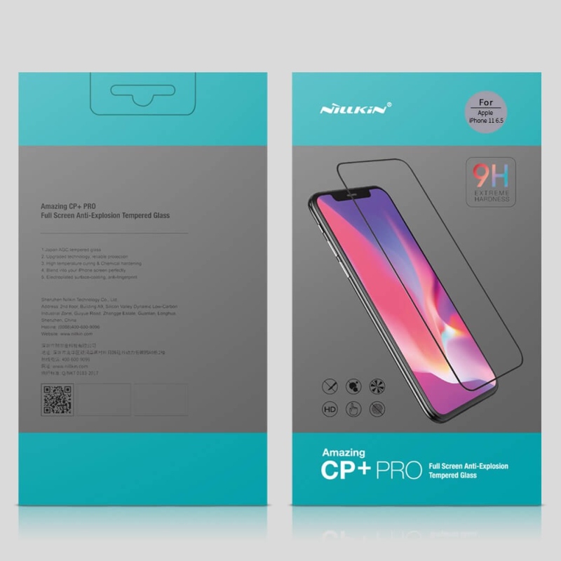 Nillkin edzett üveg 2.5D CP+ PRO fekete az Apple iPhone 11/XR készülékhez