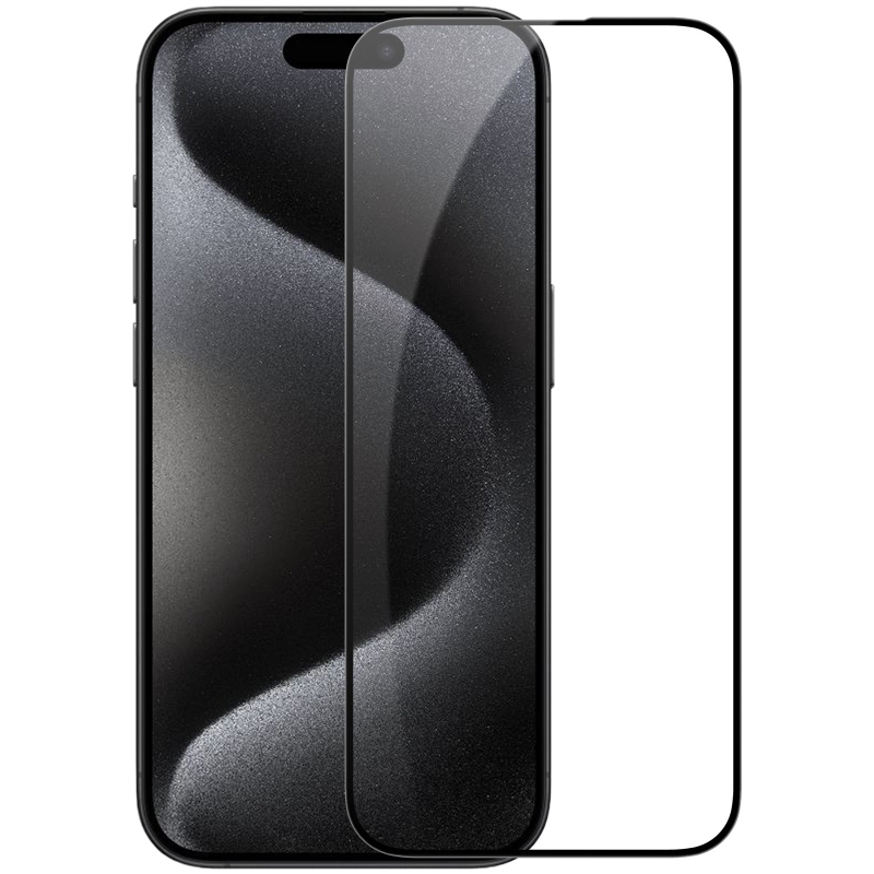 Nillkin edzett üveg 2.5D CP+ PRO fekete az Apple iPhone 15 Pro készülékhez