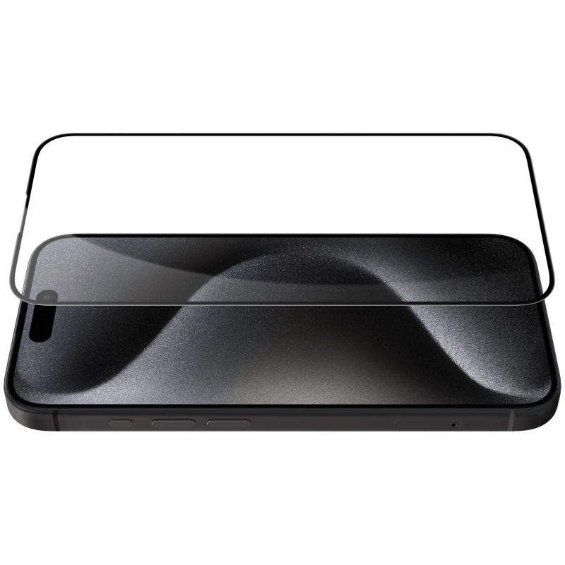 Nillkin edzett üveg 2.5D CP+ PRO fekete az Apple iPhone 15 Pro készülékhez