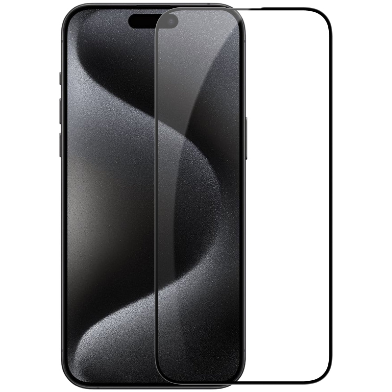 Nillkin edzett üveg 2.5D CP+ PRO fekete az Apple iPhone 15 Pro Max készülékhez