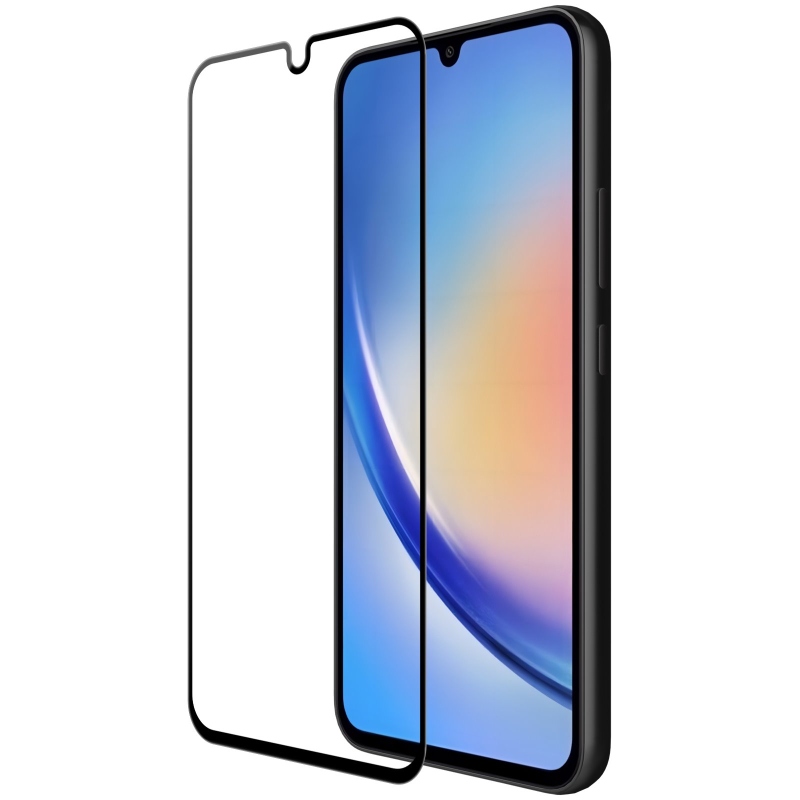 Nillkin edzett üveg 2.5D CP+ PRO fekete a Samsung Galaxy A34 5G készülékhez