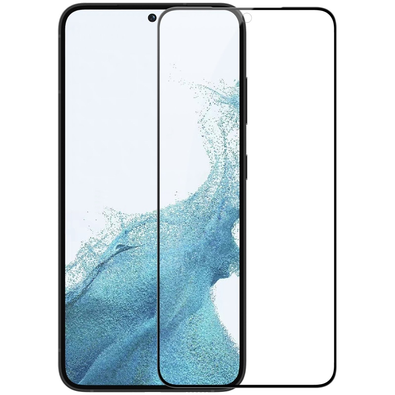 Nillkin Edzett üveg 2.5D CP+ PRO fekete Samsung Galaxy S23-hoz