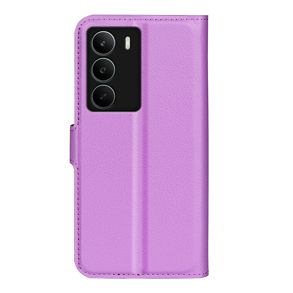 Litchi könyvtáska a Realme C71 készülékhez - lila