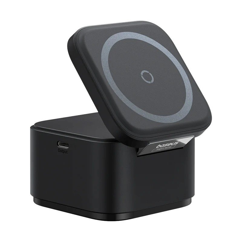 Baseus MagPro 3in1 mágneses vezeték nélküli töltő 25W Cosmic Black