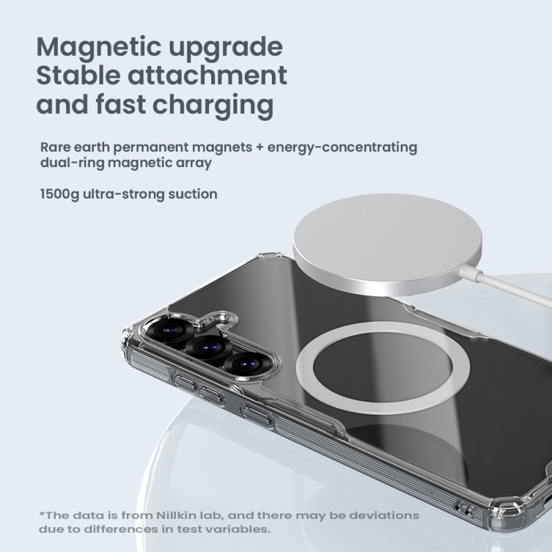 Nillkin Nature TPU PRO mágneses borítás Samsung Galaxy S25 átlátszóhoz