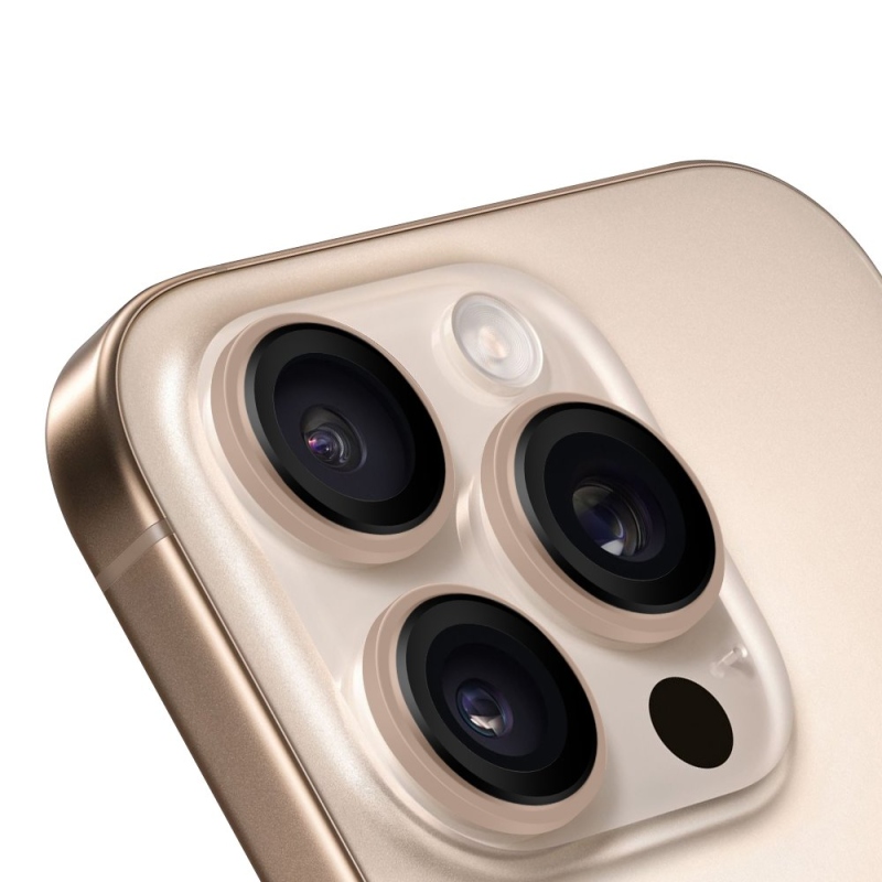 Csomagolás:ME lencsevédő Apple iPhone 16 Pro/16 Pro Max készülékhez Desert Titanium
