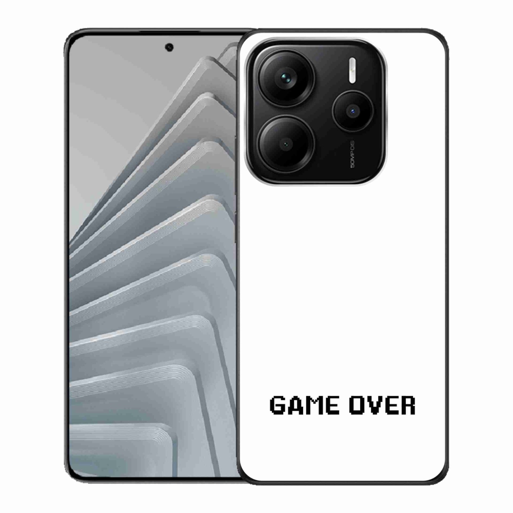 Gél borító mmCase a Xiaomi Redmi Note 14 5G-hez - játék fehér háttérrel