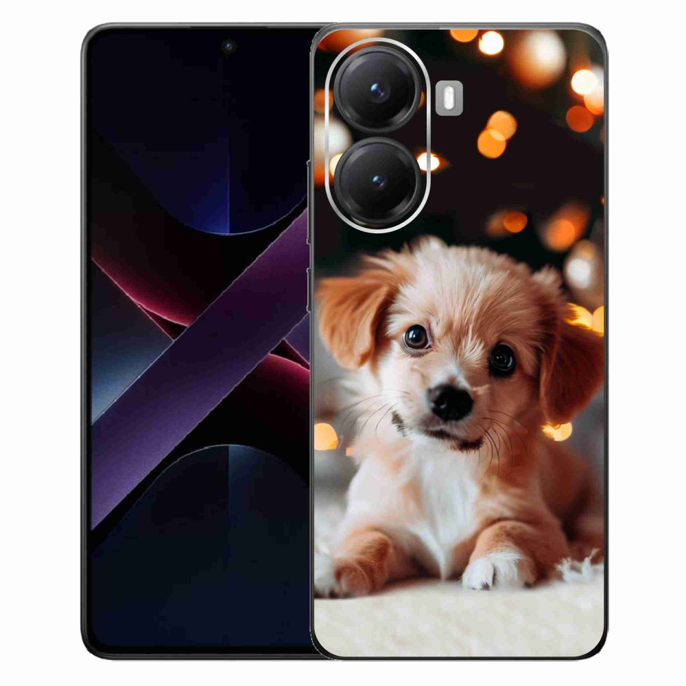 Gél borítás mmCase a Xiaomi Poco X7 Pro 5G számára - kölyökkutyakék