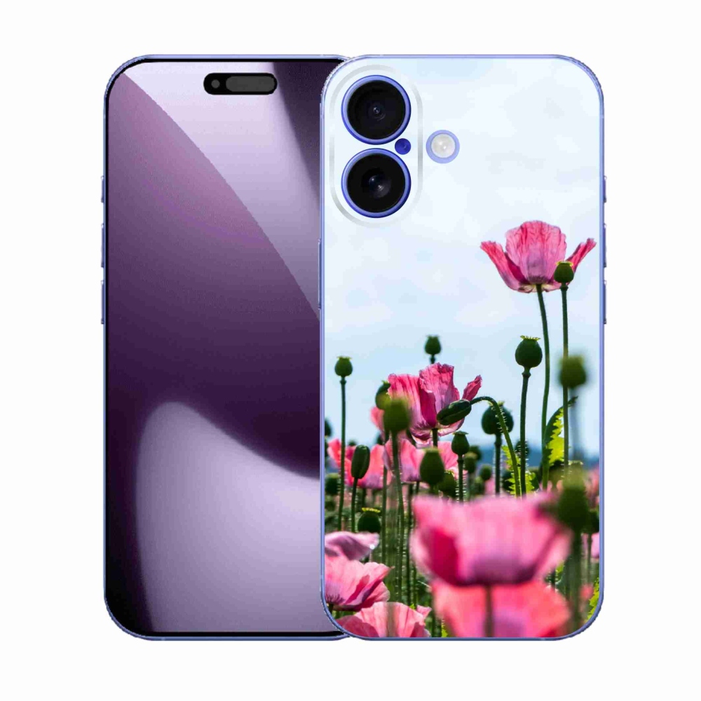 Zselés borítás mmCase iPhone 17 készülékhez - mákos színű