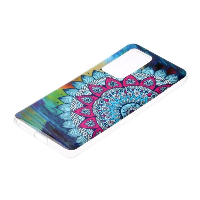Éjjeli fényes gél tok mobil Huawei P40 Pro - mandala