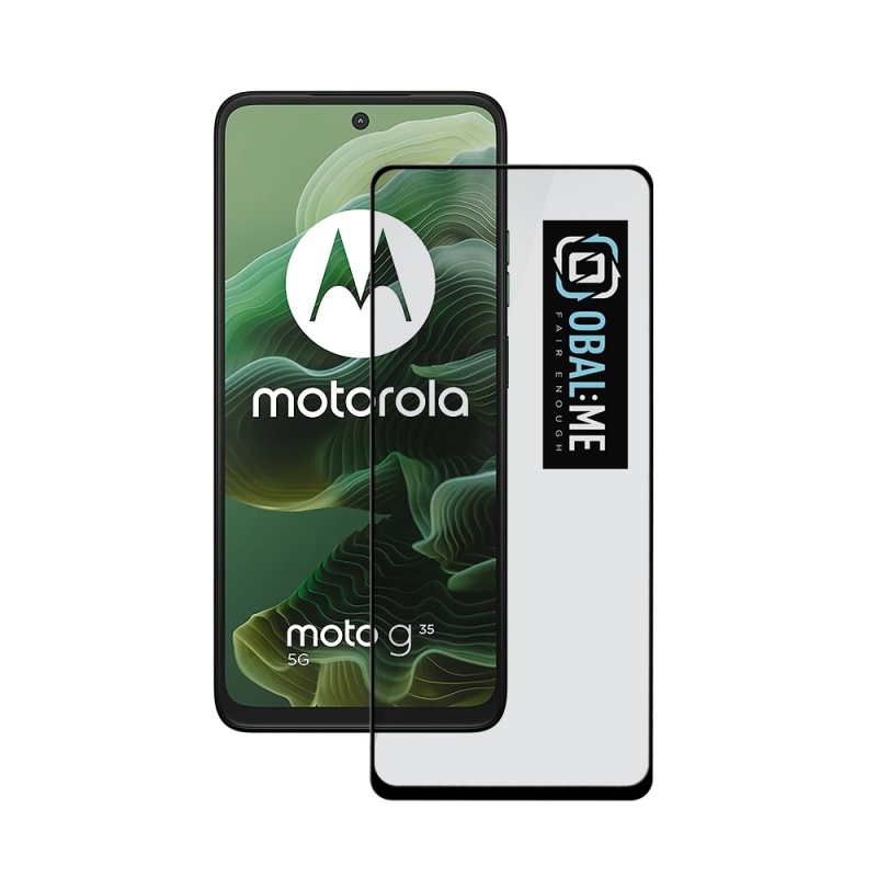 CSOMAG:ME 5D edzett üveg Motorola G35 Fekete
