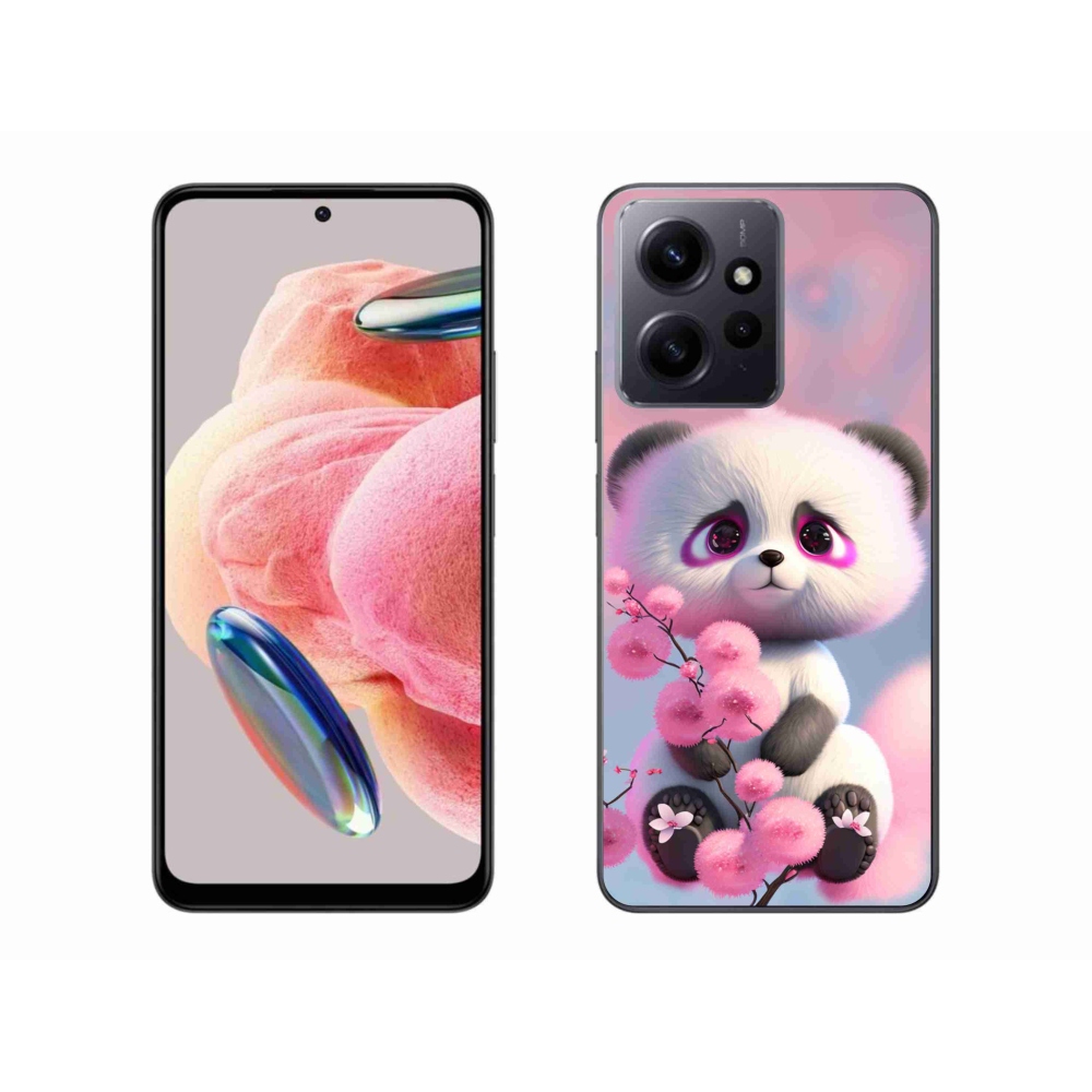 Gél borítás mmCase a Xiaomi Redmi Note 12 4G-hez - aranyos panda 1