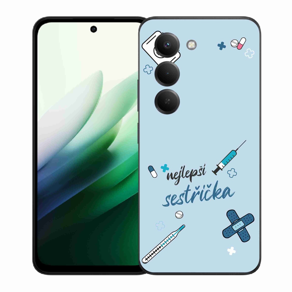 Gél borító mmCase a Xiaomi Redmi 15 5G - legjobb kishúg kék háttérrel