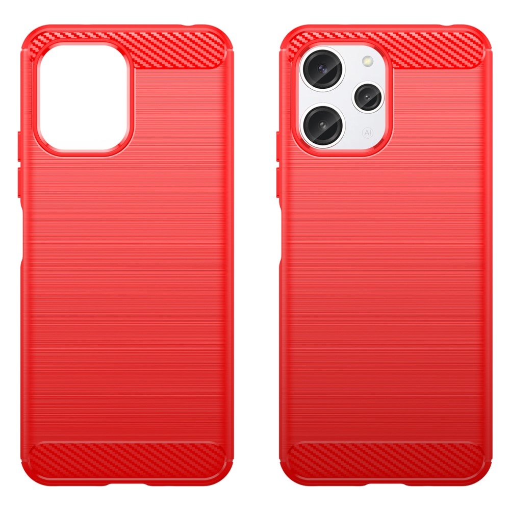 Szénálló zselés tok Xiaomi Redmi 12 4G/5G - piros