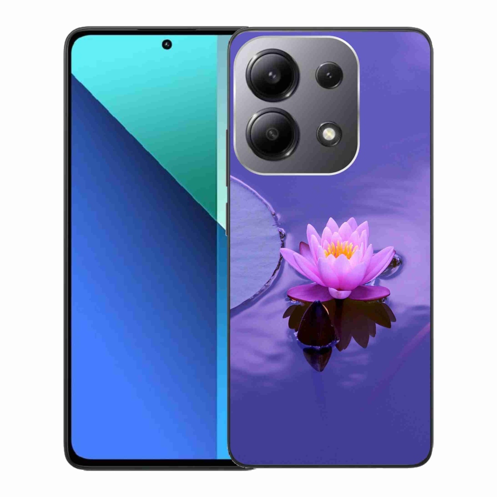 Gél tok mmCase a Xiaomi Redmi Note 13-hoz - virág a felületen