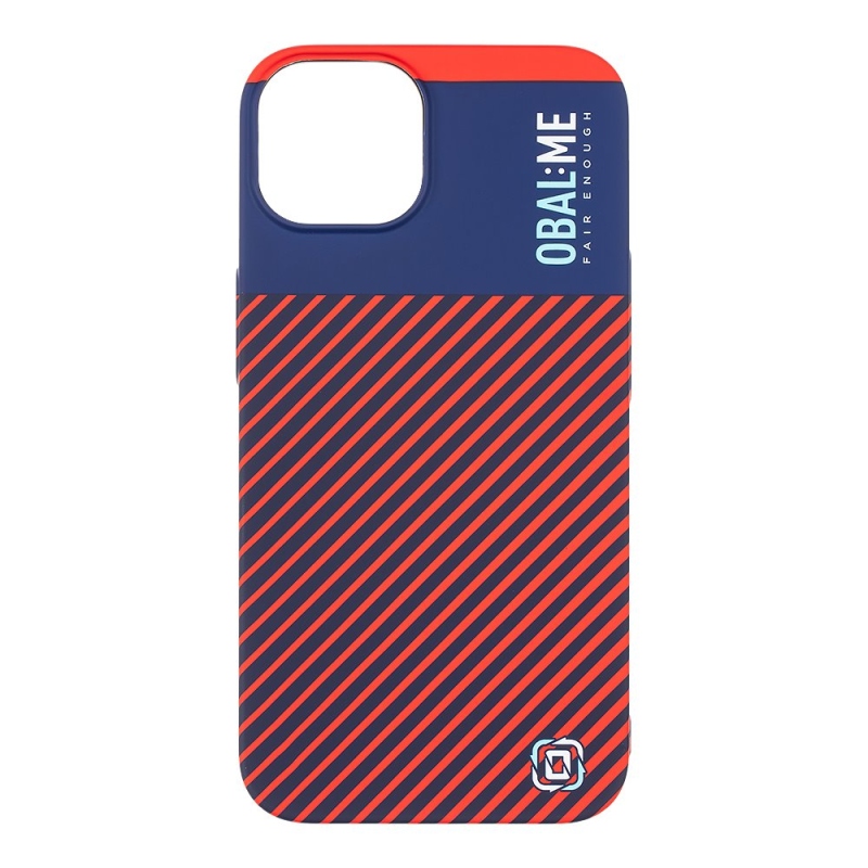 OBAL:ME Flossy Stripes borító Apple iPhone 13 kék/piros készülékhez