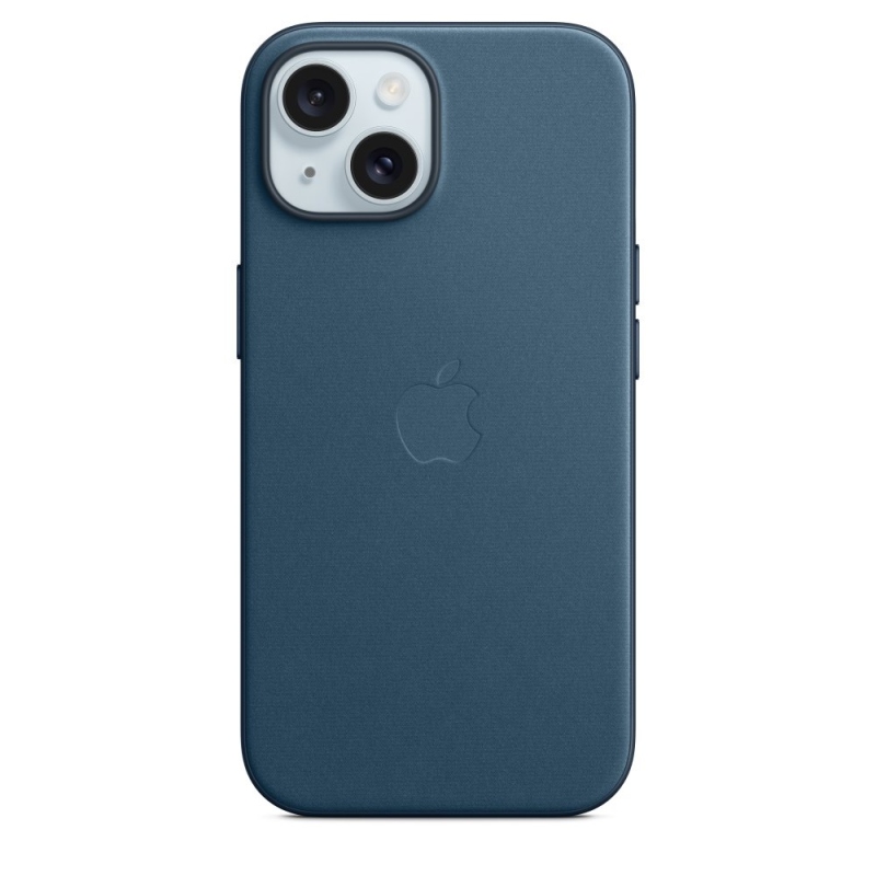 MT3G3ZM/A Apple FineWoven borító, beleértve. MagSafe iPhone 15-hez Csendes-óceáni kék