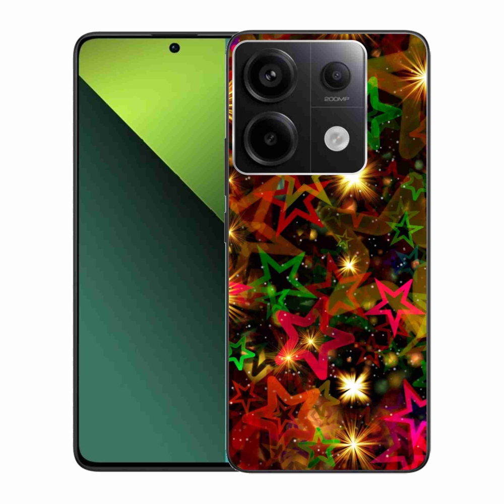 Gél borítás mmCase a Xiaomi Redmi Note 13 Pro 5G/Poco X6 5G számára - színes csillagok