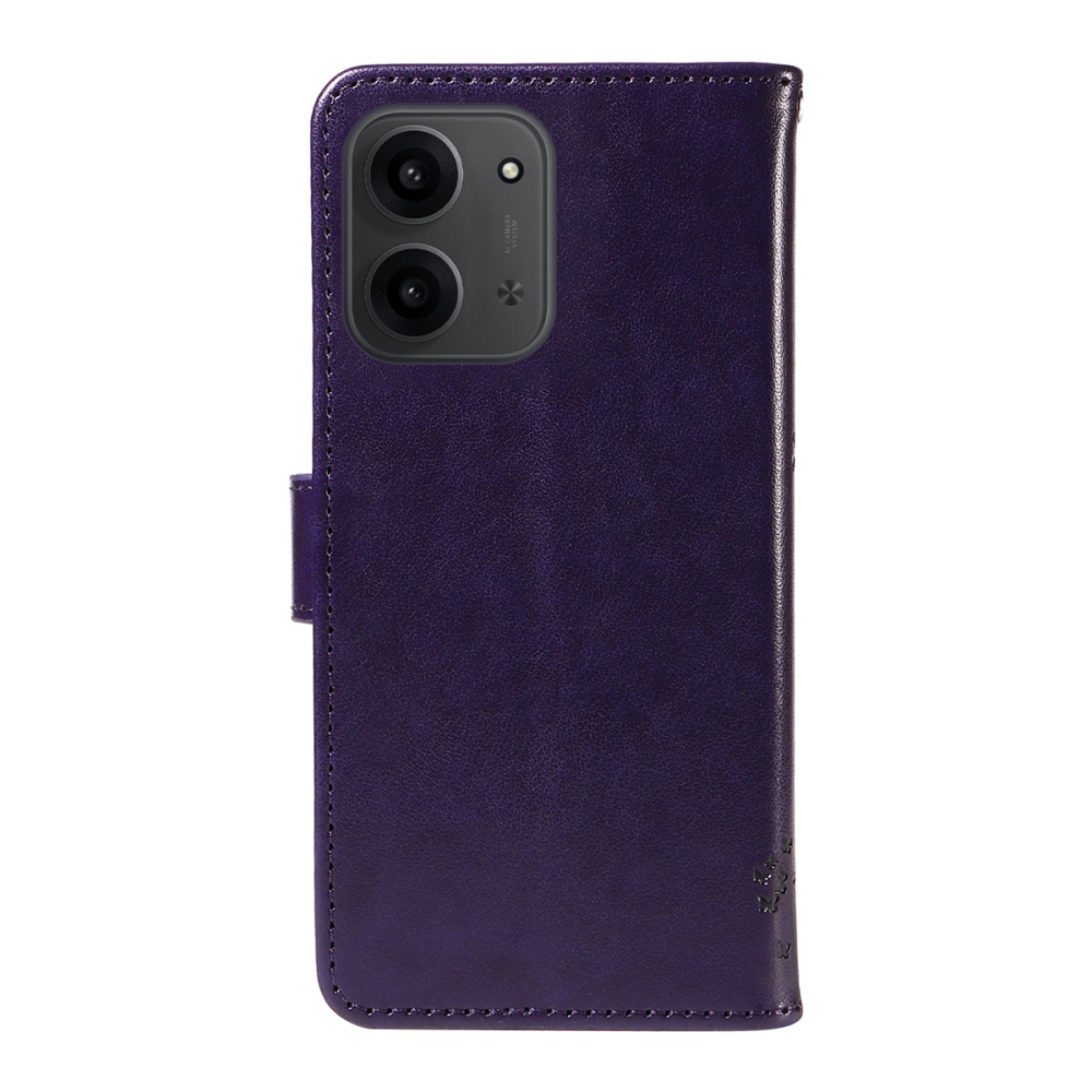 Fák könyve tok Xiaomi Redmi 15C 4G/5G (173mm) - sötétlila
