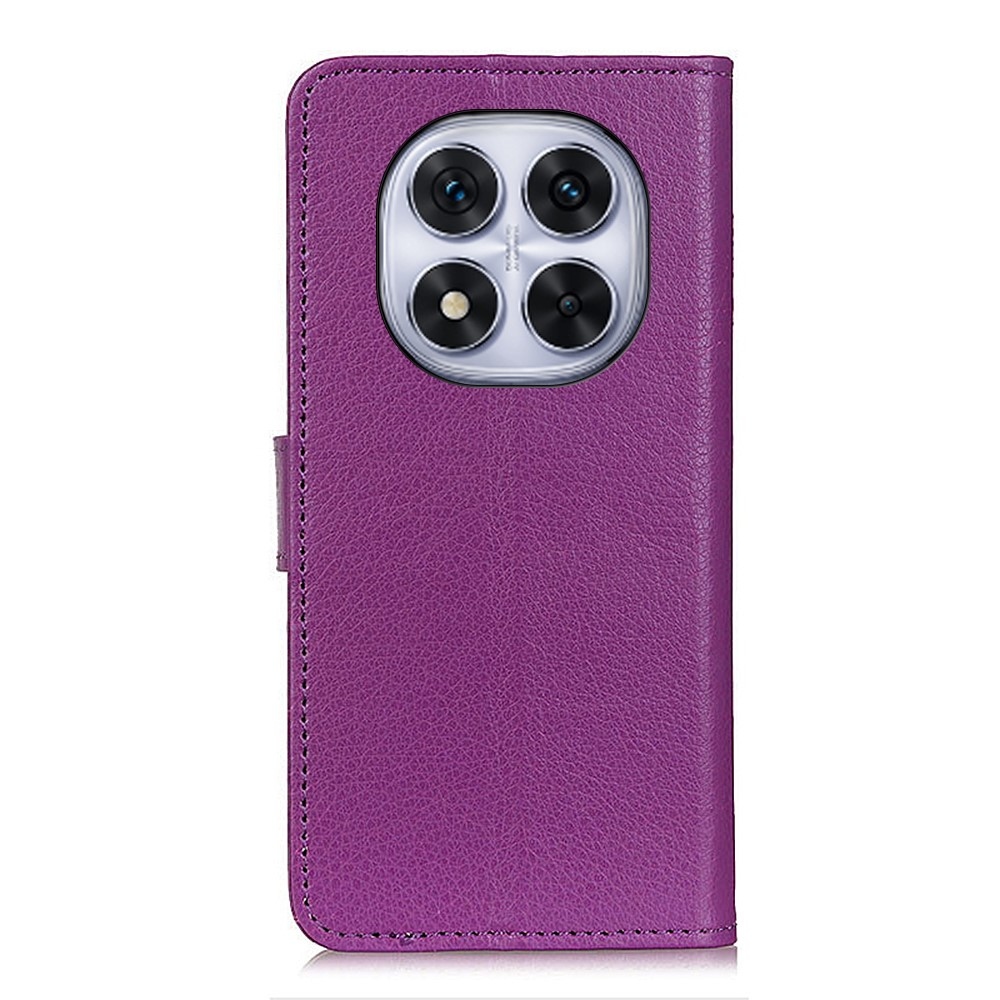 Litchie könyv tok a Xiaomi Redmi Note 14 Pro-hoz - lila