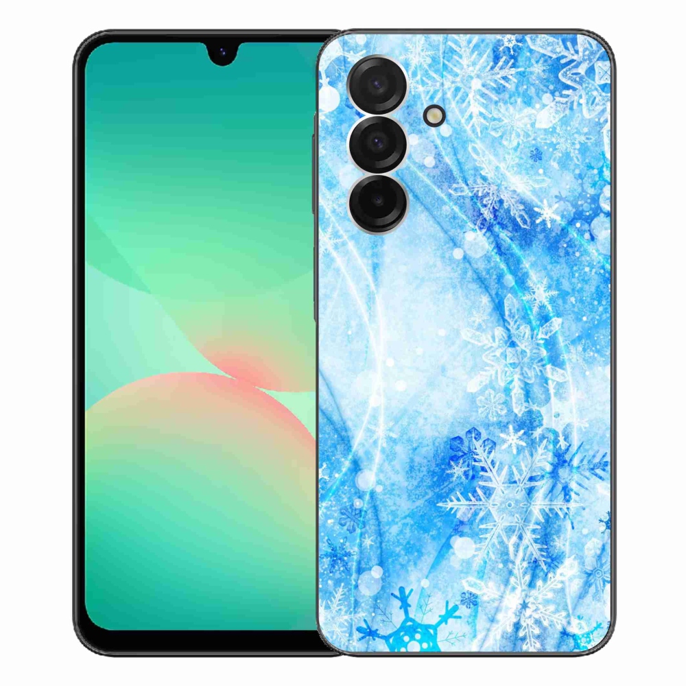 Gél védőhuzat mmCase Samsung Galaxy A26 5G - hópelyhekhez