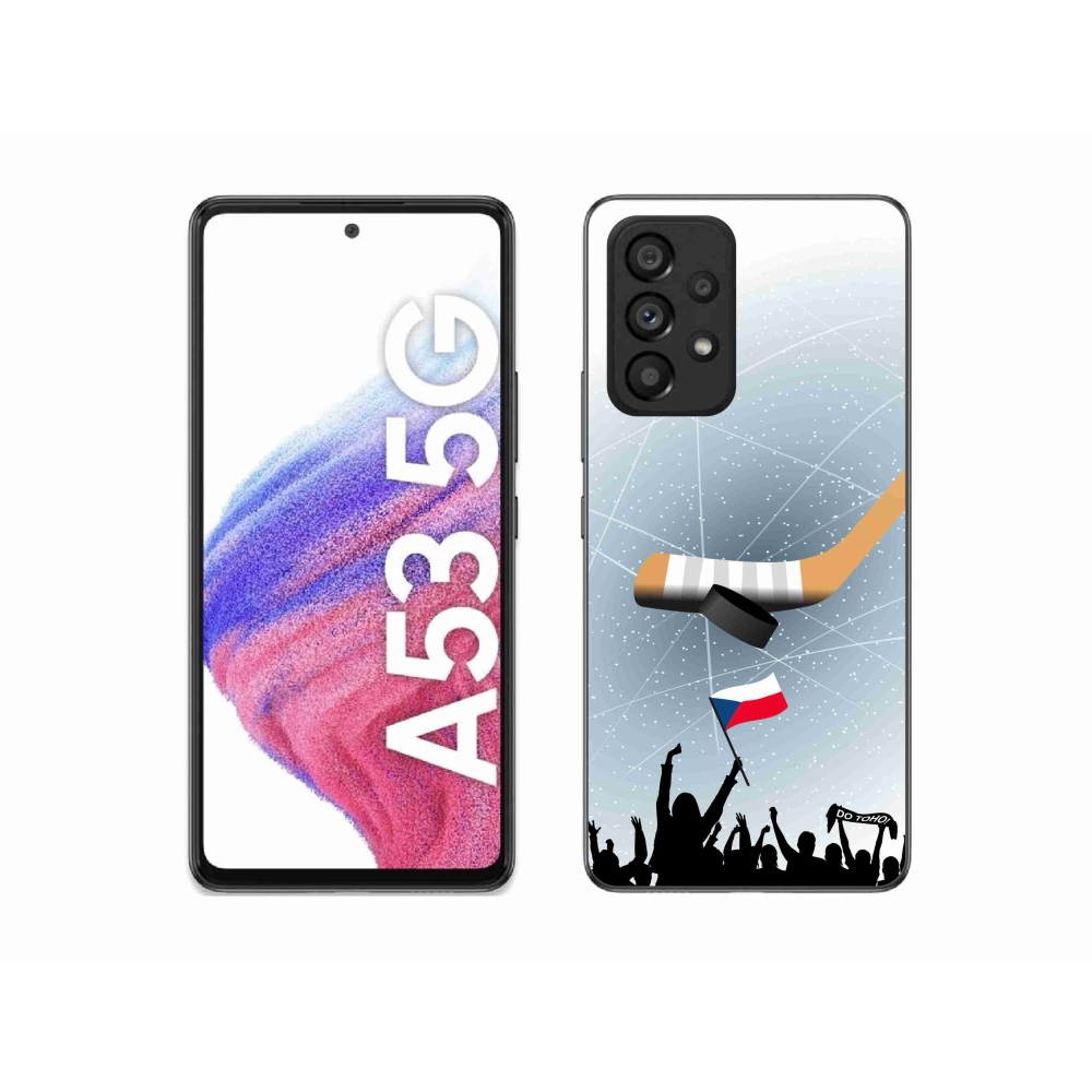 Gél borítás mmCase Samsung Galaxy A53 5G - jégkorong rajongóknak