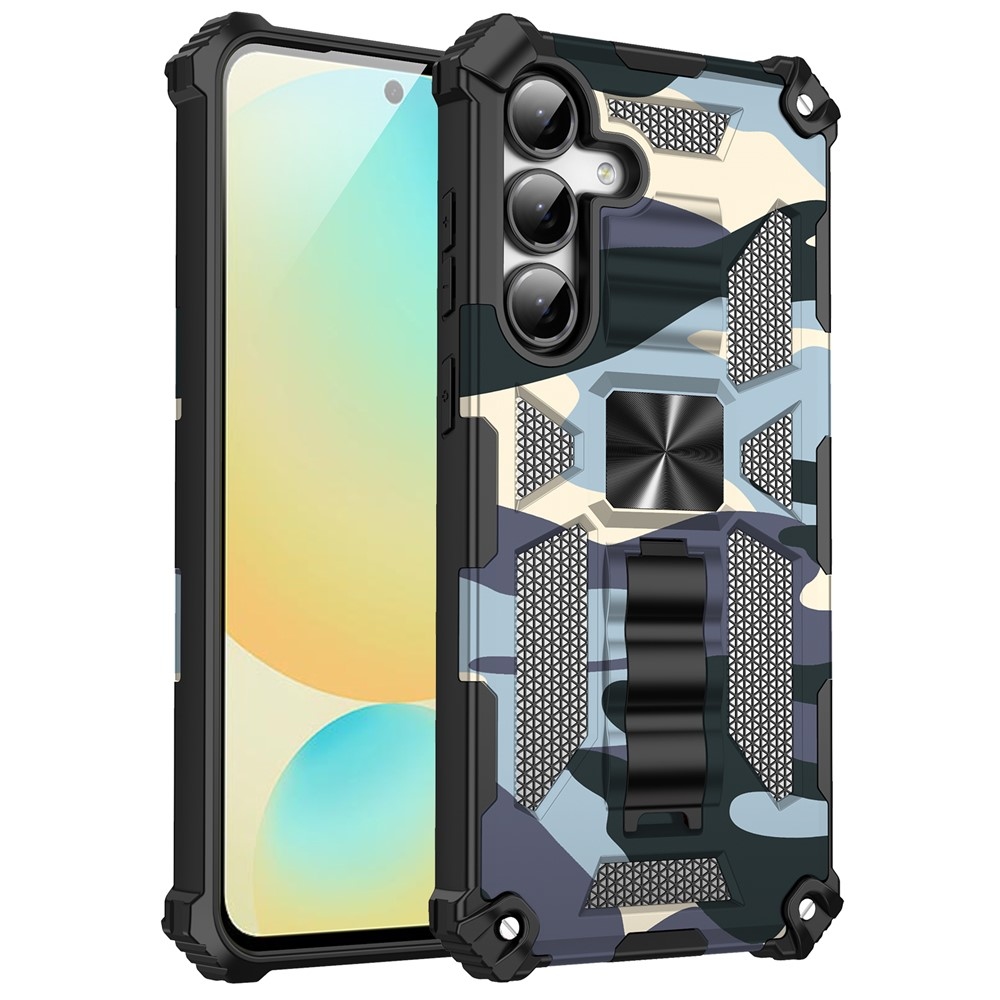 Camouflage tartós borítás Samsung Galaxy A17 5G/A26 5G - világoskék színű