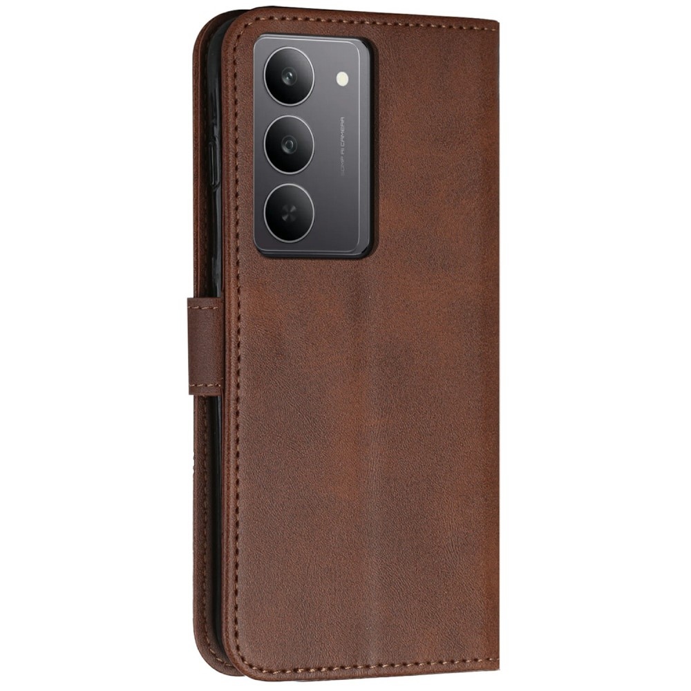 Line könyvtáska a Realme C75 készülékhez - barna