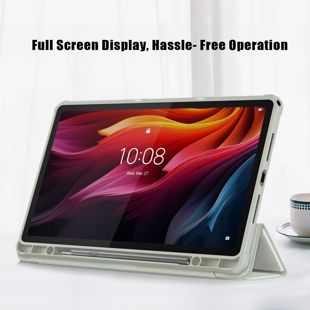 Ügyes záró tok Lenovo Tab K11 Plus táblagéphez - szürke