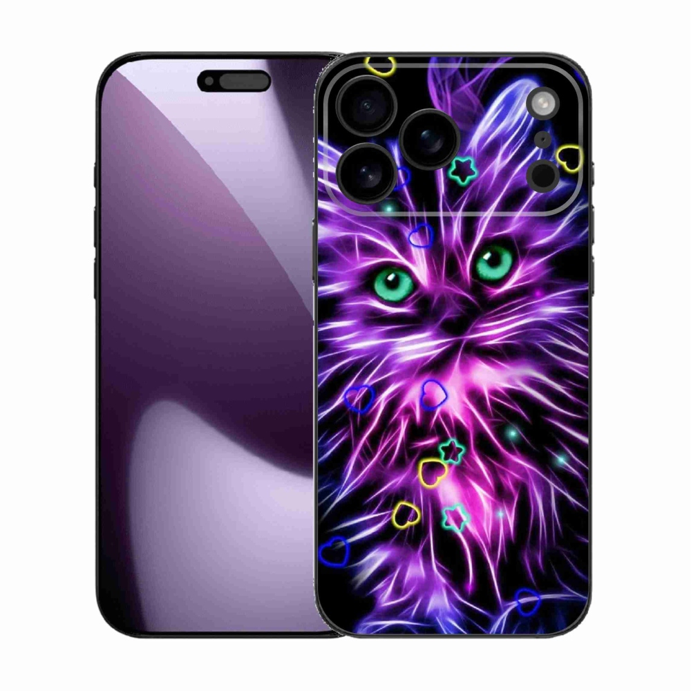 Gél borítás mmCase iPhone 17 Pro Max készülékhez - absztrakt macska