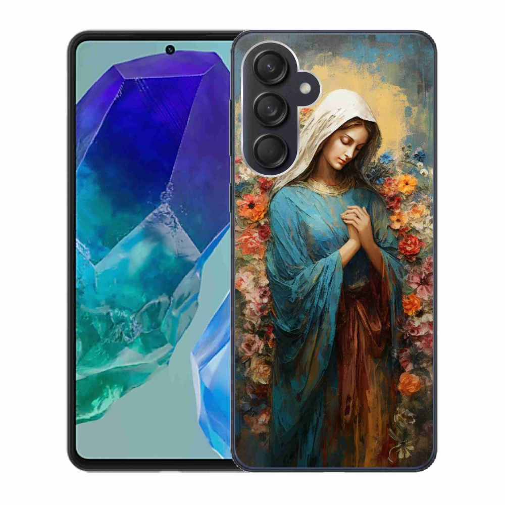 Zselés borítás mmCase Samsung Galaxy M55 5G - szent nőhöz