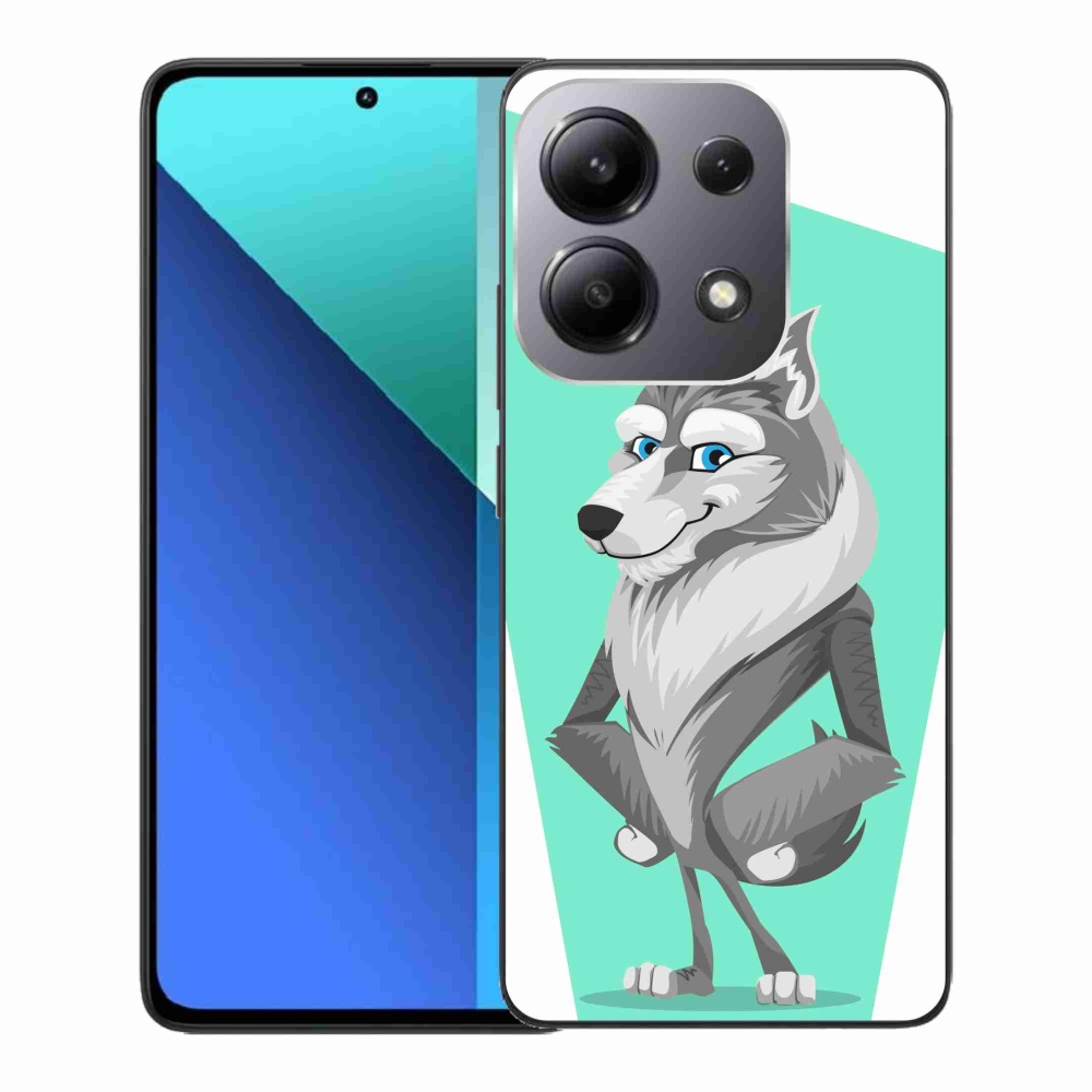 Gél borító mmCase a Xiaomi Redmi Note 13-hoz - rajzfilm farkas