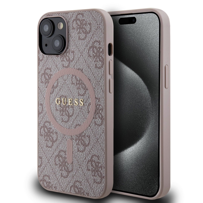 Guess 4G hátlap iPhone 14 rózsaszín