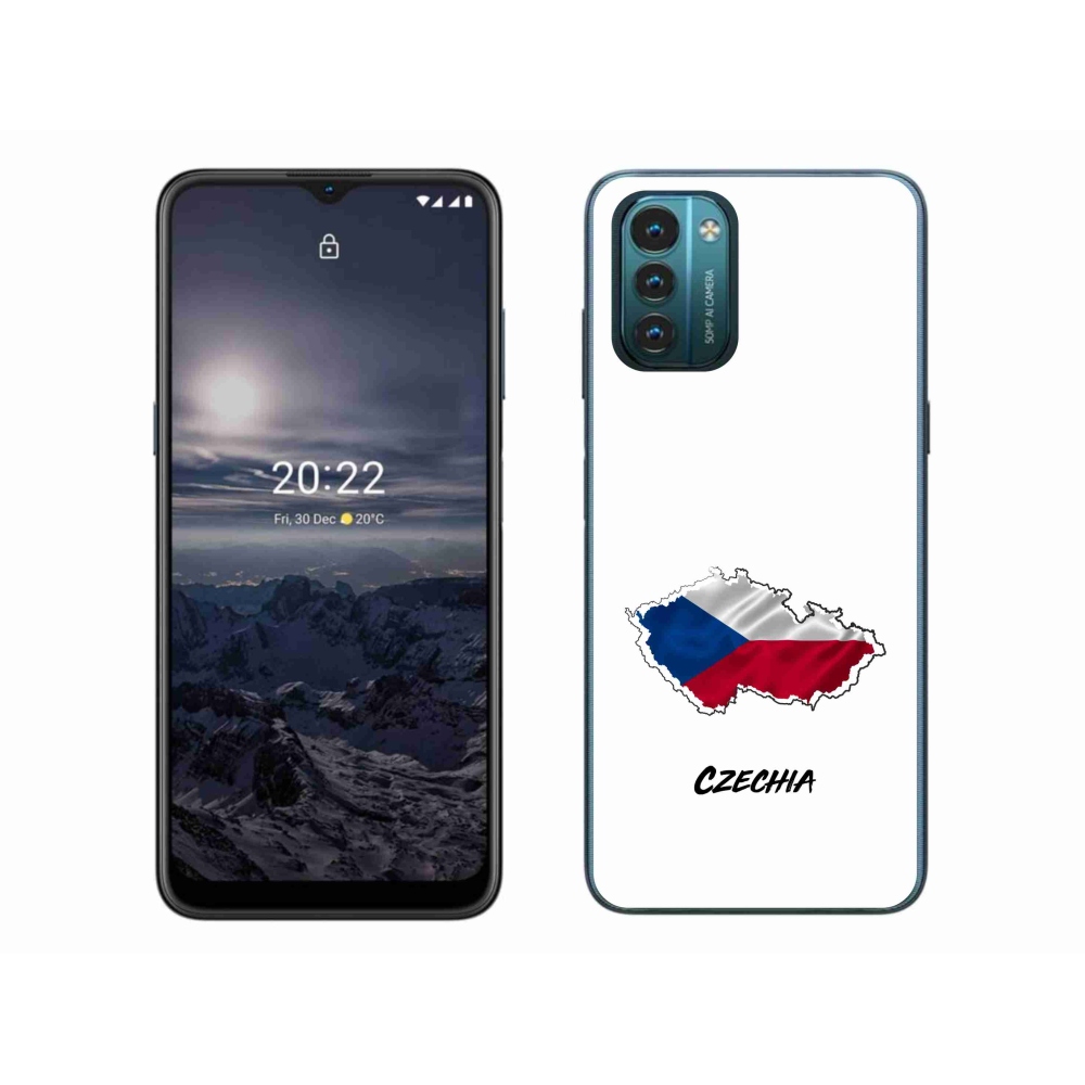 Zselés borítás mmCase a Nokia G11/G21 készülékhez - Csehország fehér háttér