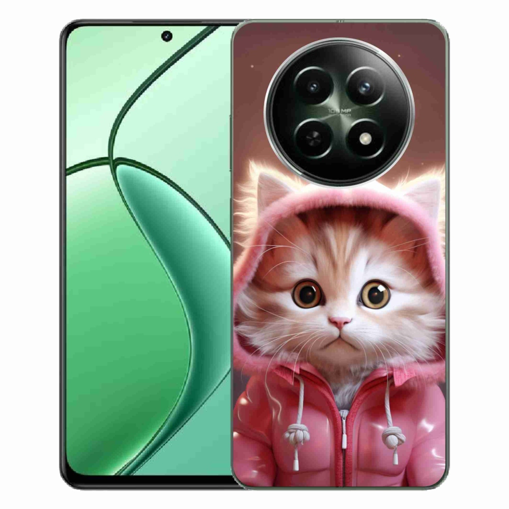 Gél borítás mmCase a Realme 12 5G/12x 5G - aranyos cica 3