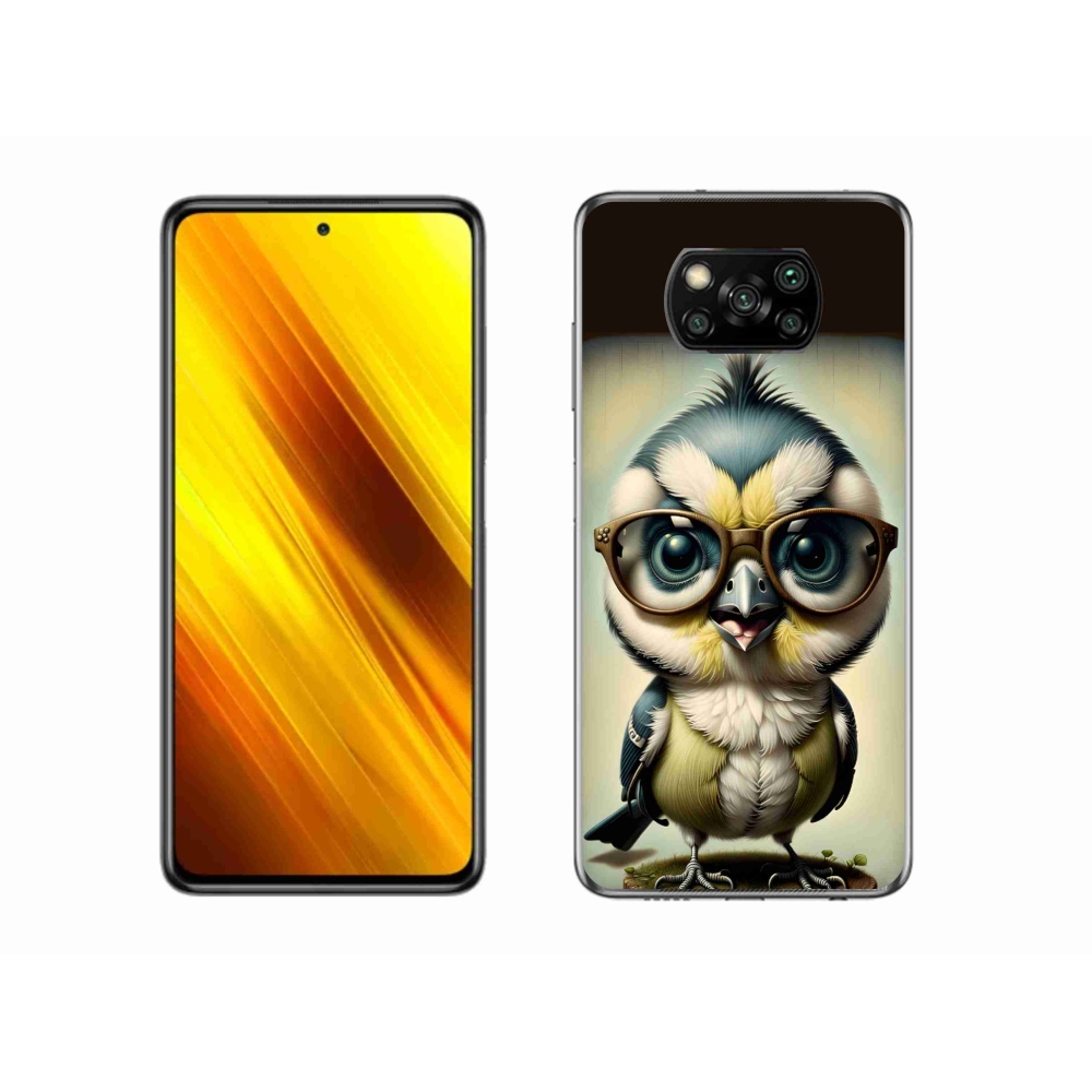 Gél borítás mmCase a Xiaomi Poco X3 Pro - kölyök szemüveggel