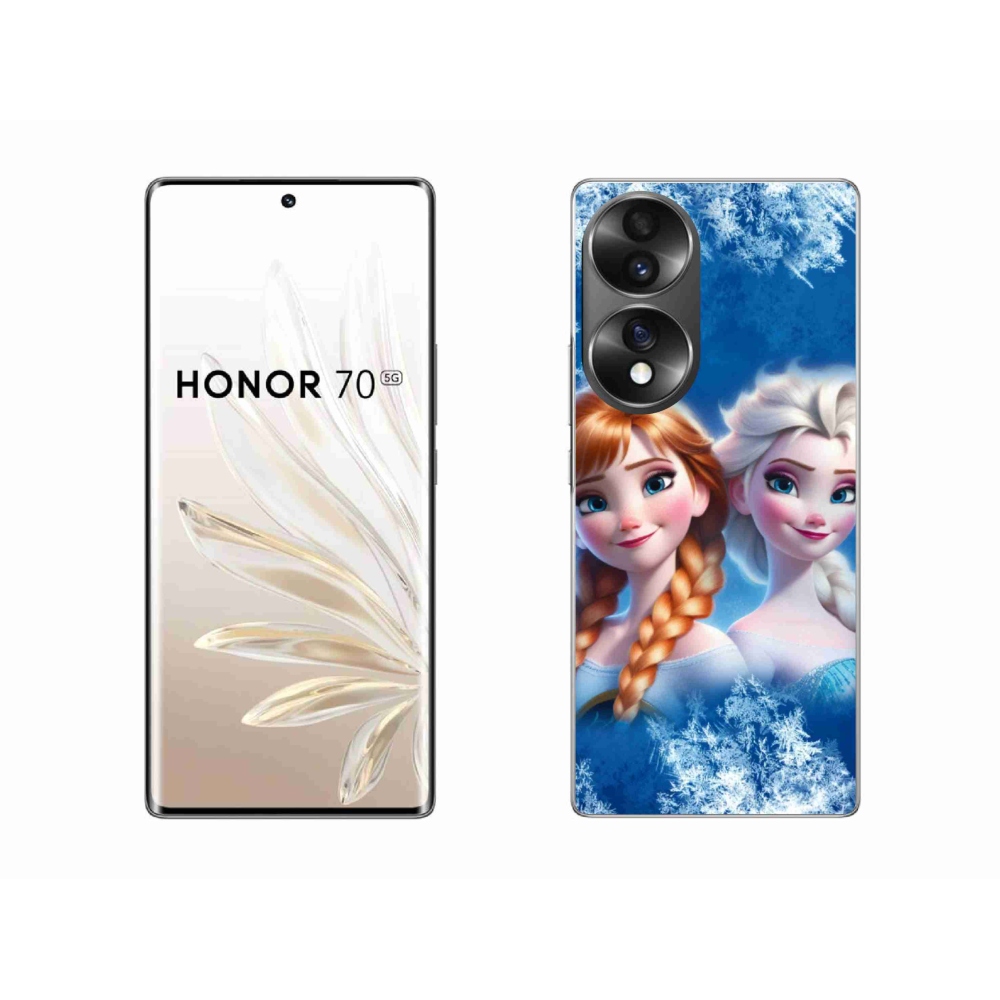Zselés borítás mmCase a Honor 70-hez - Ice Kingdom 2