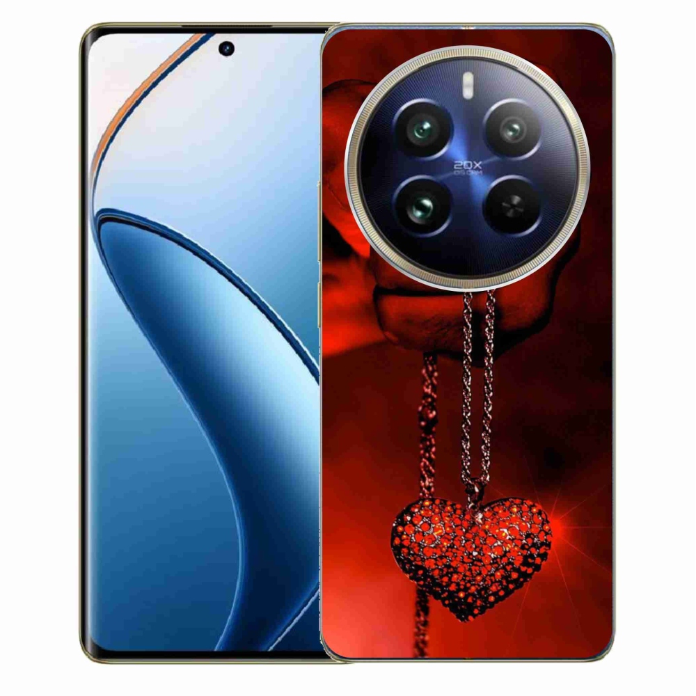 Gél borítás mmCase a Realme 12 Pro 5G/12 Pro+ 5G számára - nyaklánc