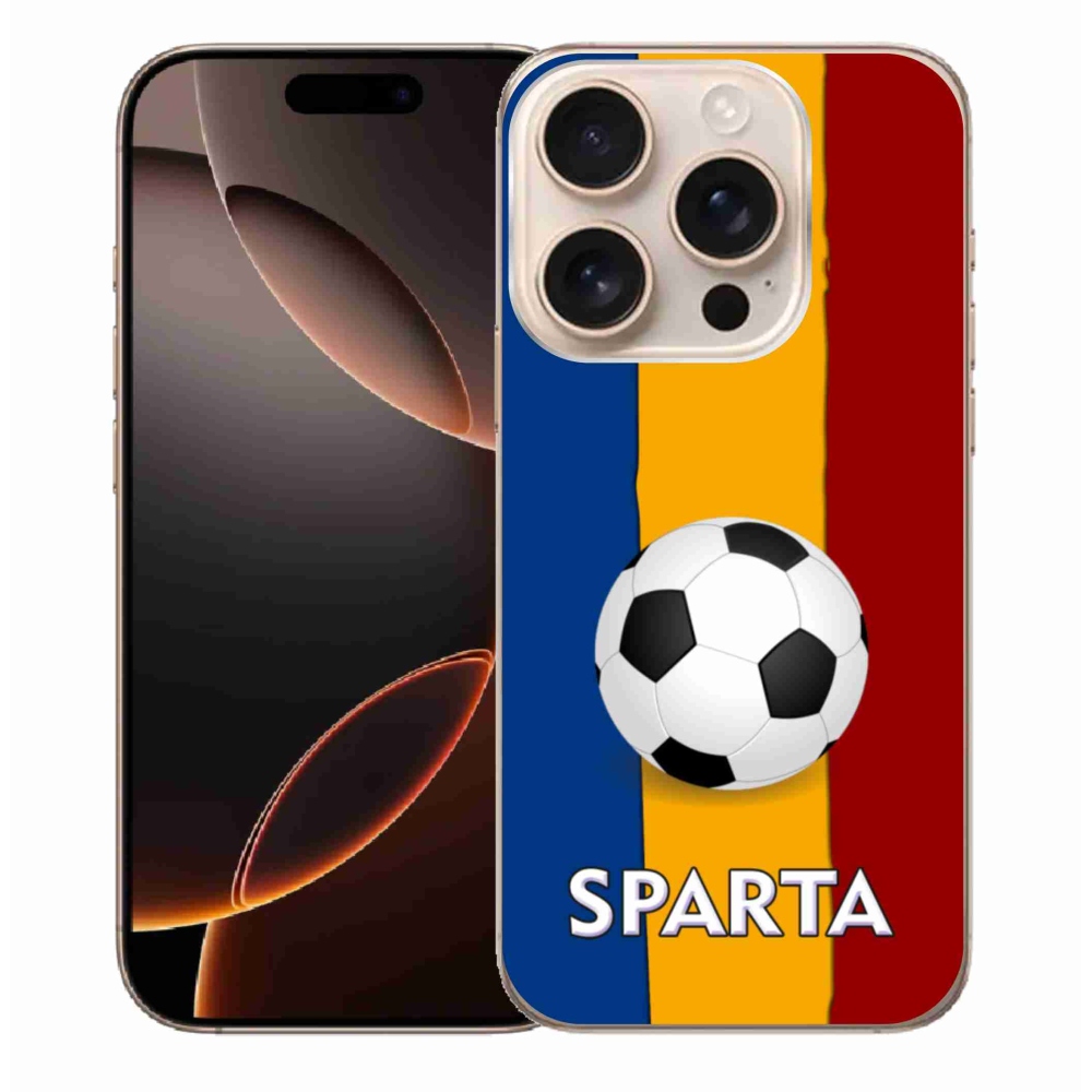 Gél védőburkolat mmCase iPhone 16 Pro Max készülékhez - Labdarúgás 1
