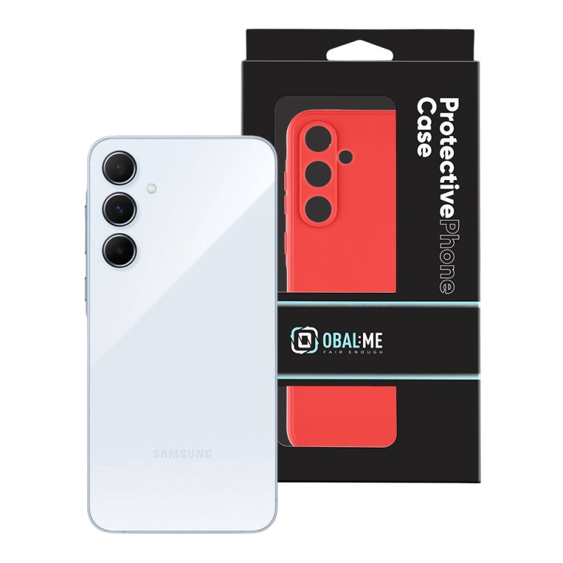 COVER:ME matt TPU borító a Samsung Galaxy A55 5G piroshoz